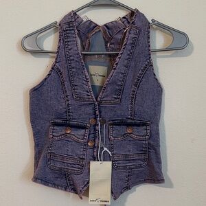 Love Trend Denim Vest